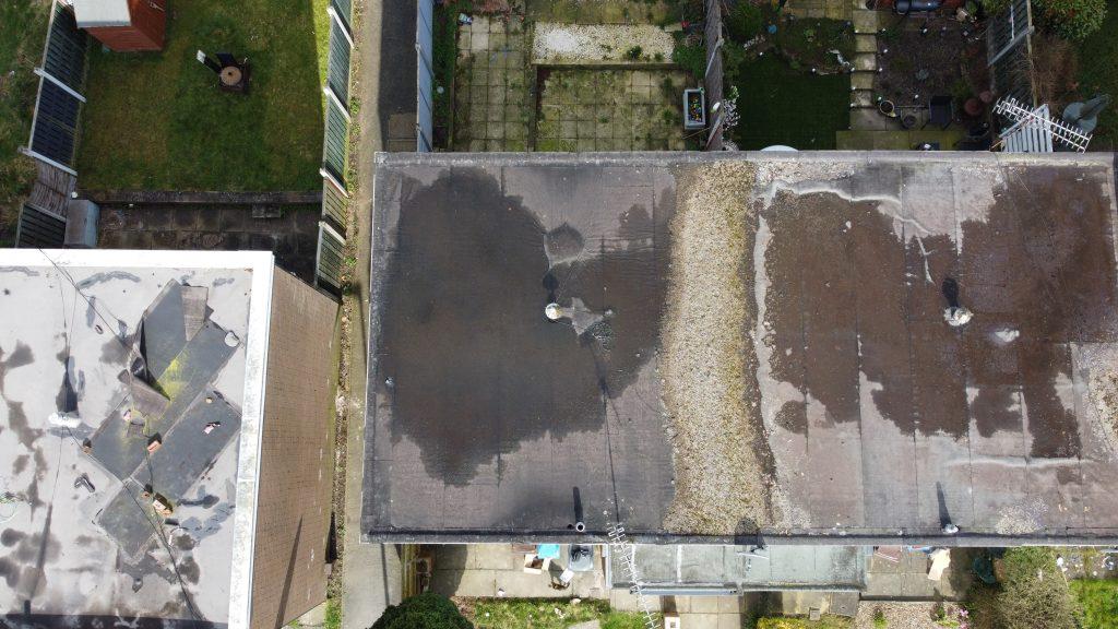 Flat Roof Inspections Drone Photo